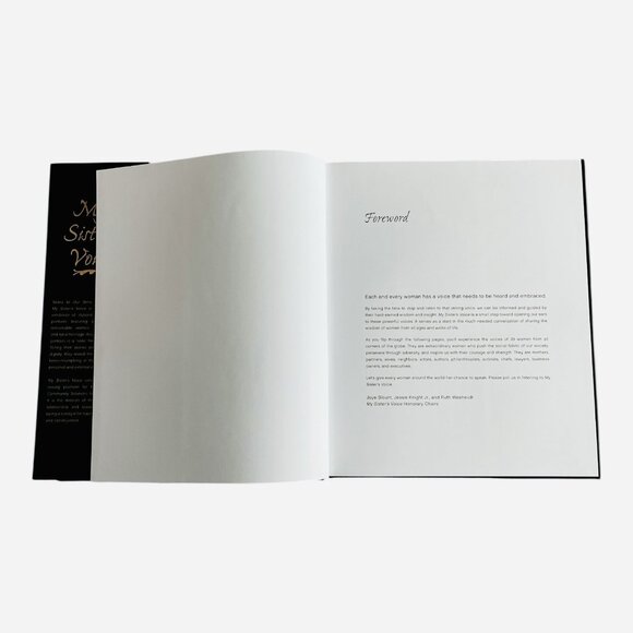 My Sisters Voice Velvet Hardback Coffee Table Book Women's Power Enhancement New - Picture 2 of 3